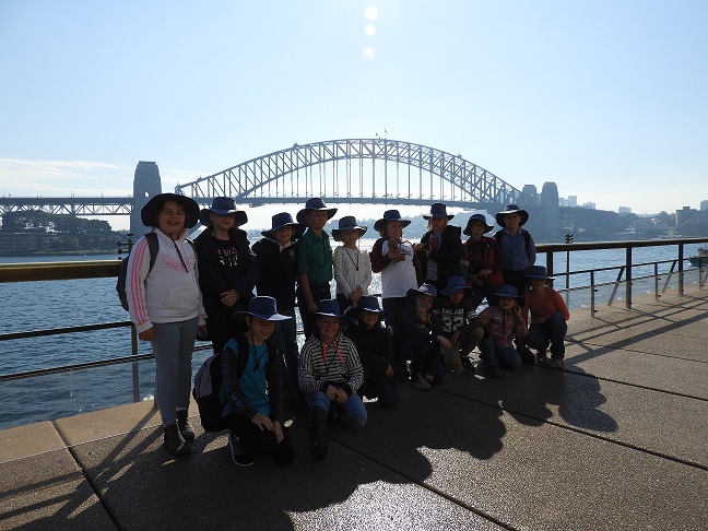 Students on camp in Sydney